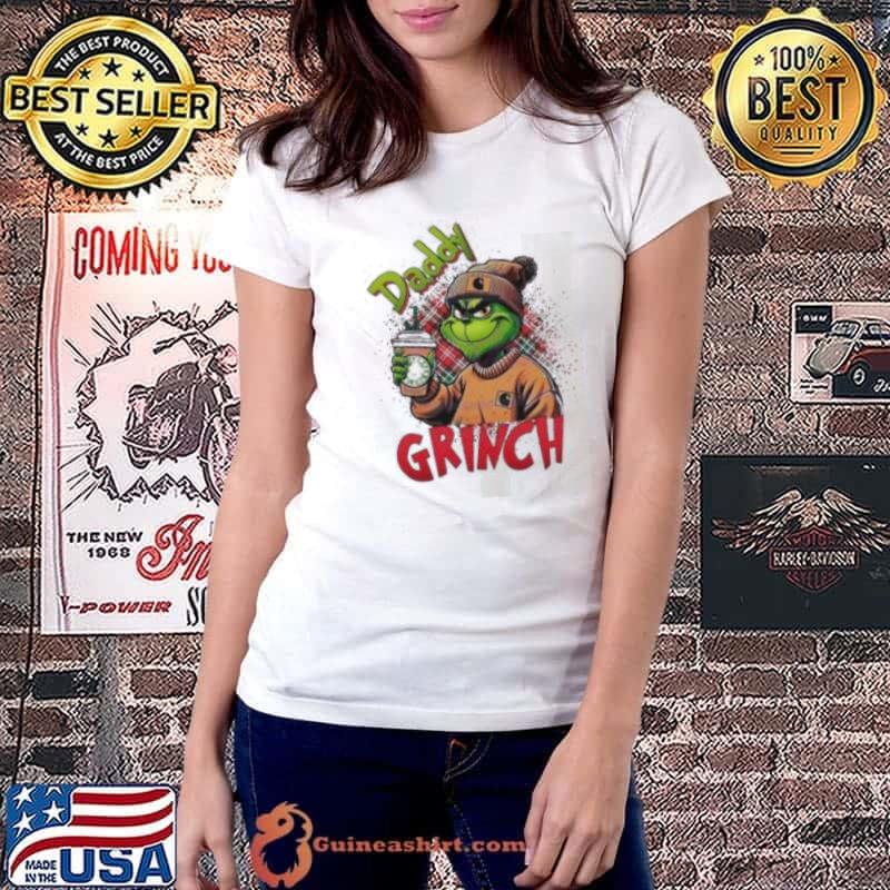 Leopard Daddy Grinch Xmas Shirt Ladiestee