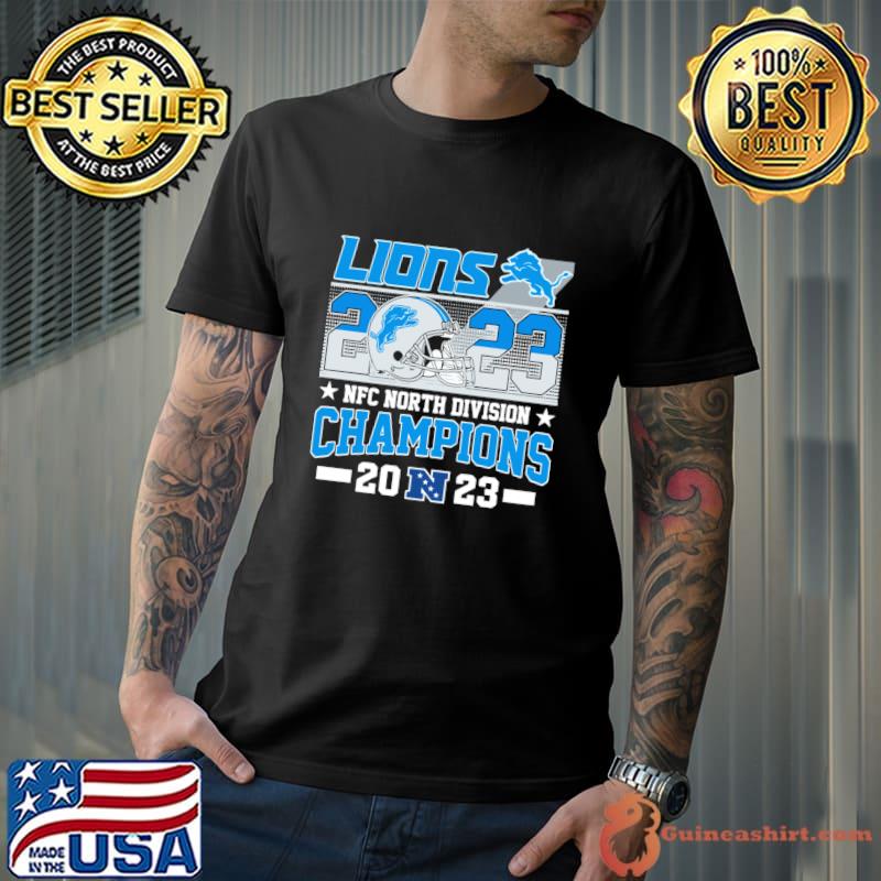 Lions NFC North Champion 2023 Stars Football T-Shirt Unisex