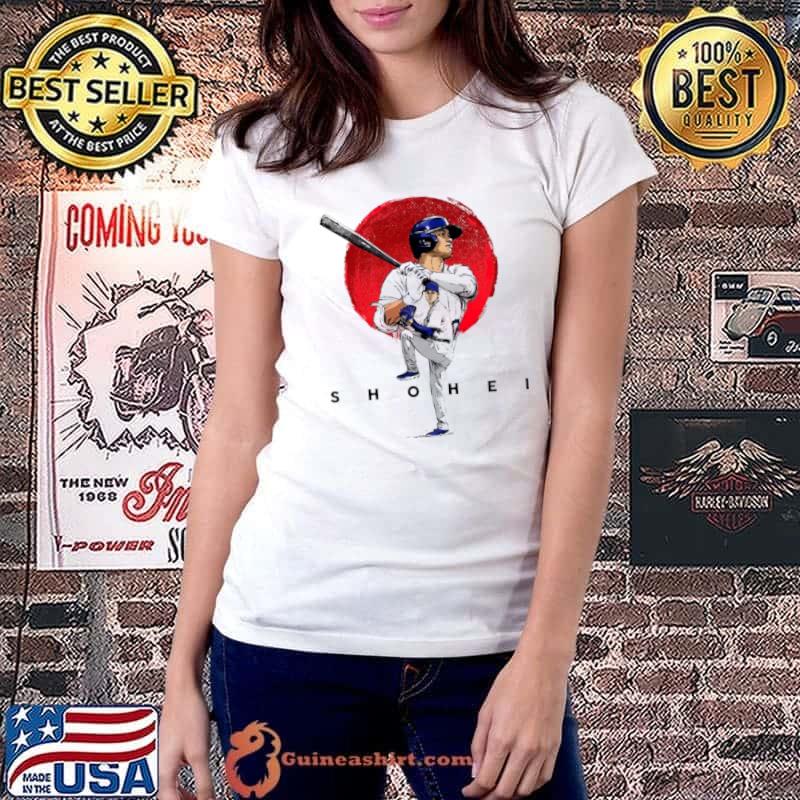 Los Angeles baseball Shohei Ohtani swing signature shirt