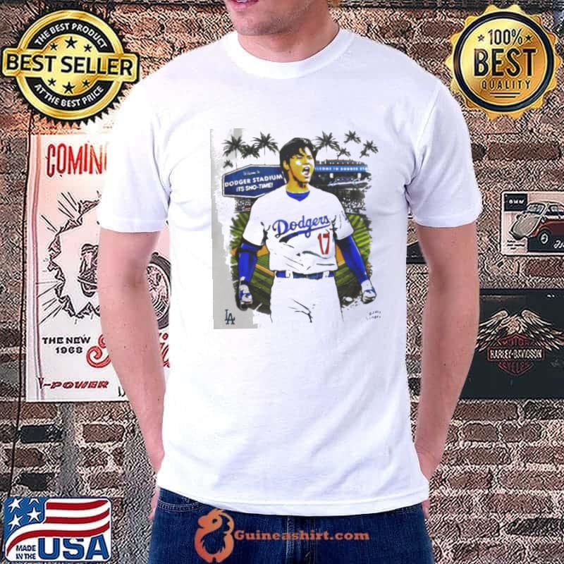 Los Angeles Dodgers basebal MLB Shohei Ohtani number 17 vintage retro shirt
