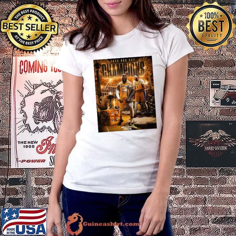 Los Angeles Lakers 2023 NBA Cup Champions Basketball Forever Shirt