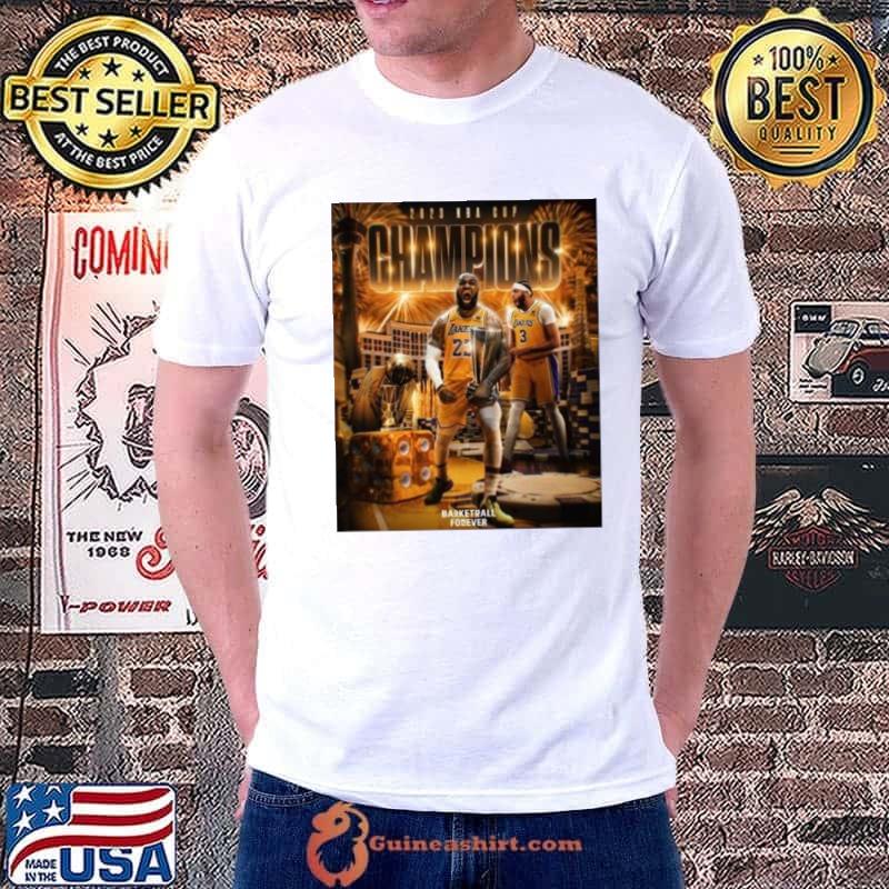 Los Angeles Lakers 2023 NBA Cup Champions Basketball Forever Shirt Unisex