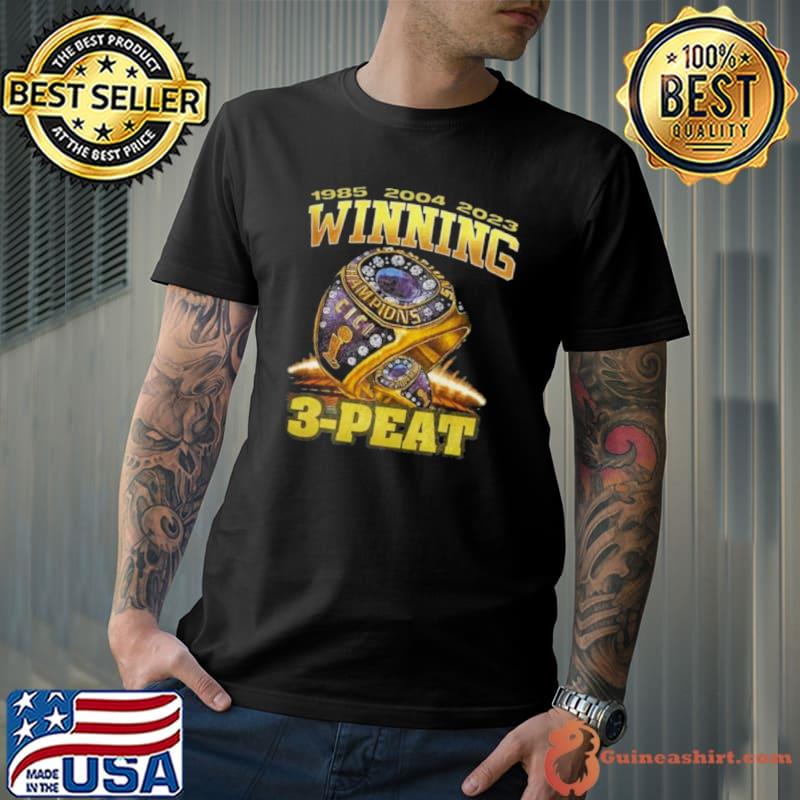 Los Angeles Lakers Winning 3 peat 1985 2004 2023 shirt