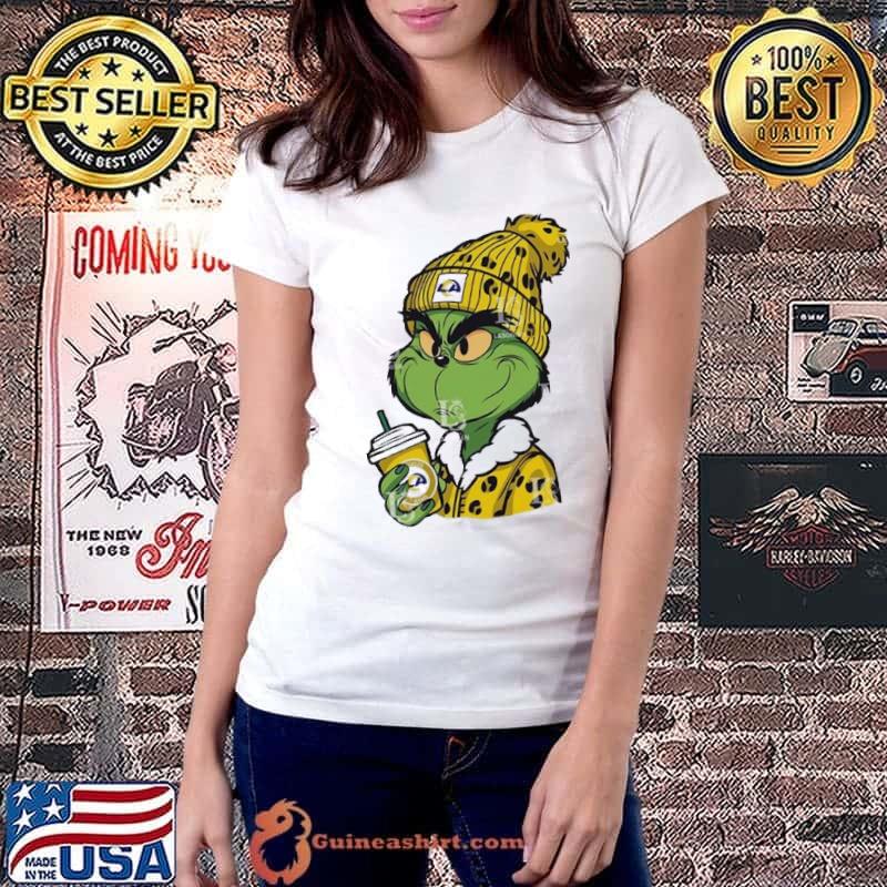 Los Angeles Rams the Grinch drink coffee shirt
