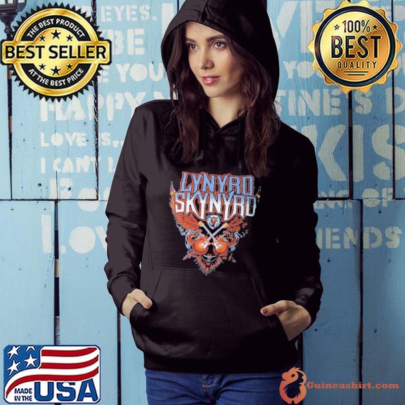 Lynyd Skynyrd guitar wing symbol s Hoodie