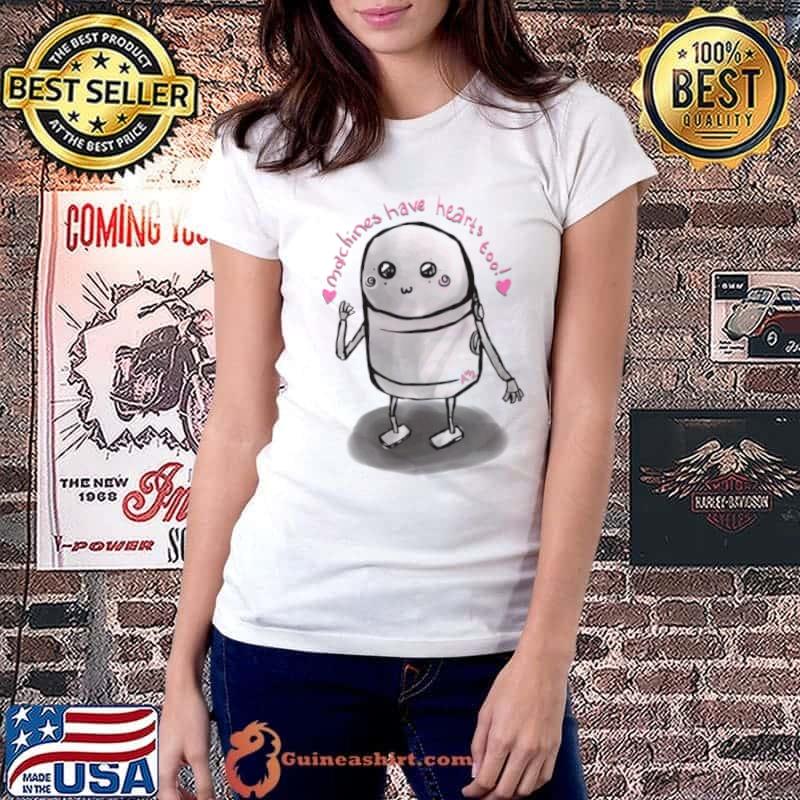 Machines Have Hearts Too Nier Automata shirt