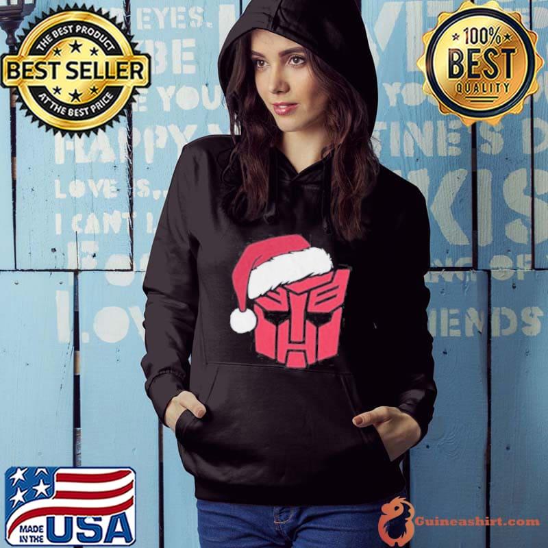 Mad Engine Transformers Navy Autobots Santa Shirt
