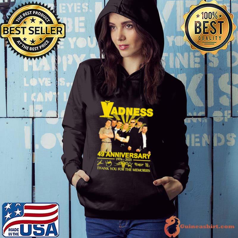 Madness 49th Anniversary 1976-2025 Thank You For The Memories Unique Shirt Hoodie