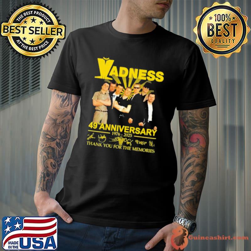 Madness 49th Anniversary 1976-2025 Thank You For The Memories Unique Shirt Unisex