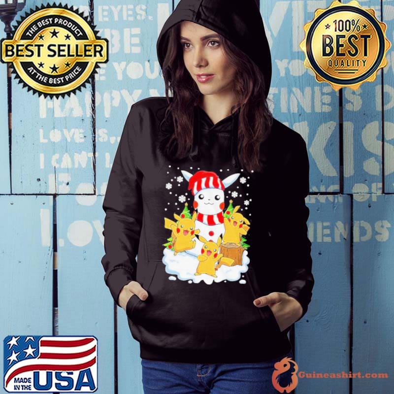 Merry Christmas Santa Pikachu mashup shirt