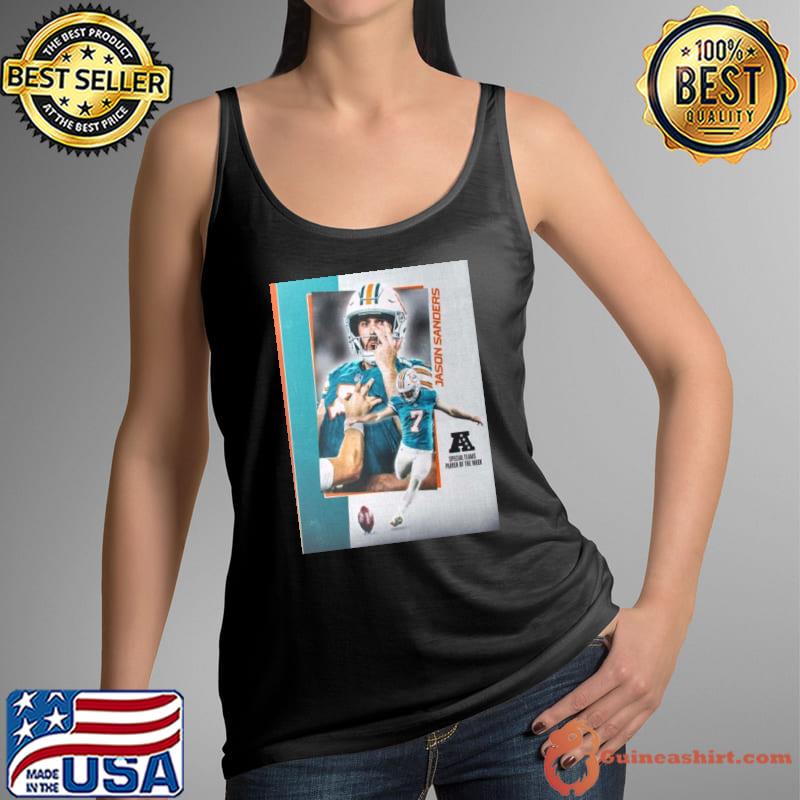 Miami Dolphins Jason Sanders Afc Special Teams Player Of The Week s Tank Top