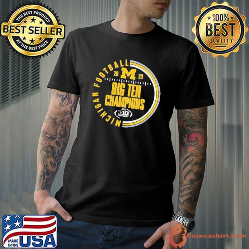 Michigan wolverines blue 2023 circle big 10 conference champions Shirt