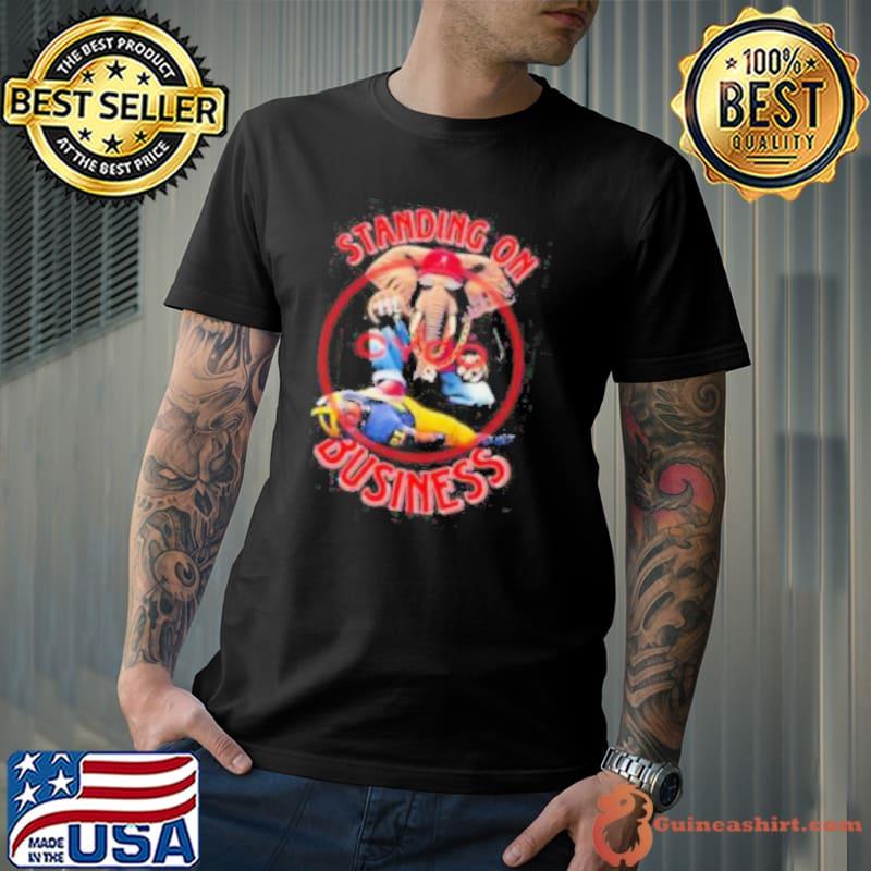 Michigan Wolverines Vs Alabama Crimson Tide Standing On Business Shirt