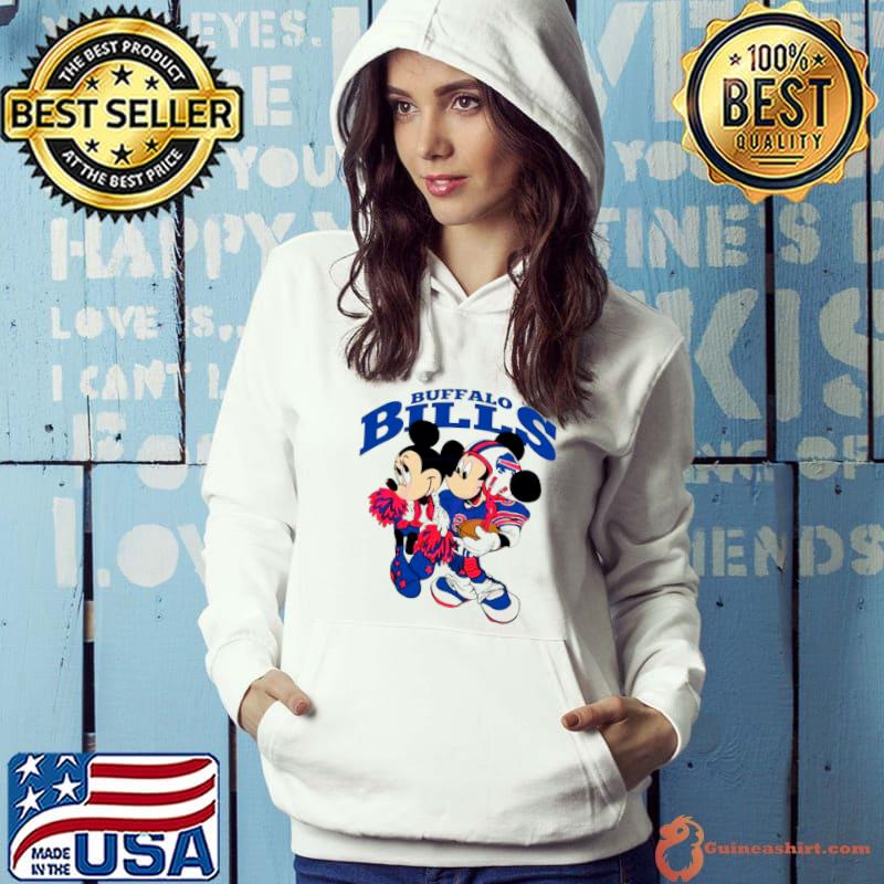Mickey and Minnie Mouse Buffalo Bills football shirt