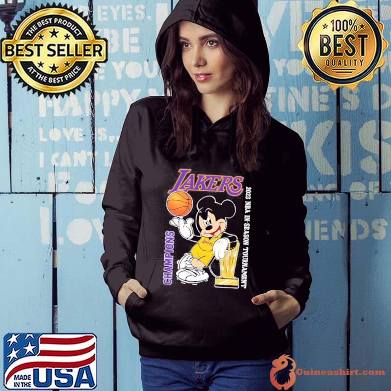 Mickey lakers champions 2023 NBA in season tournament s Hoodie