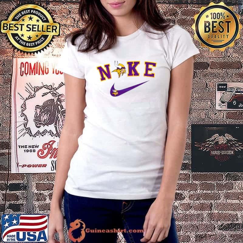Minnesota Vikings 1961 Nike logo retro shirt