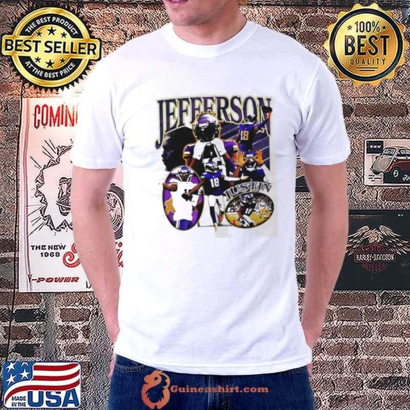 Minnesota Vikings football Justin Jefferson player the Griddy retro shirt