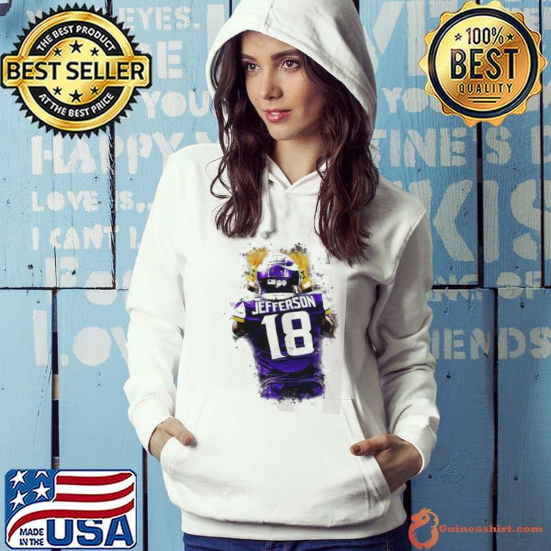 Minnesota Vikings football Justin Jefferson the Griddy behind the back funny s Hoodie