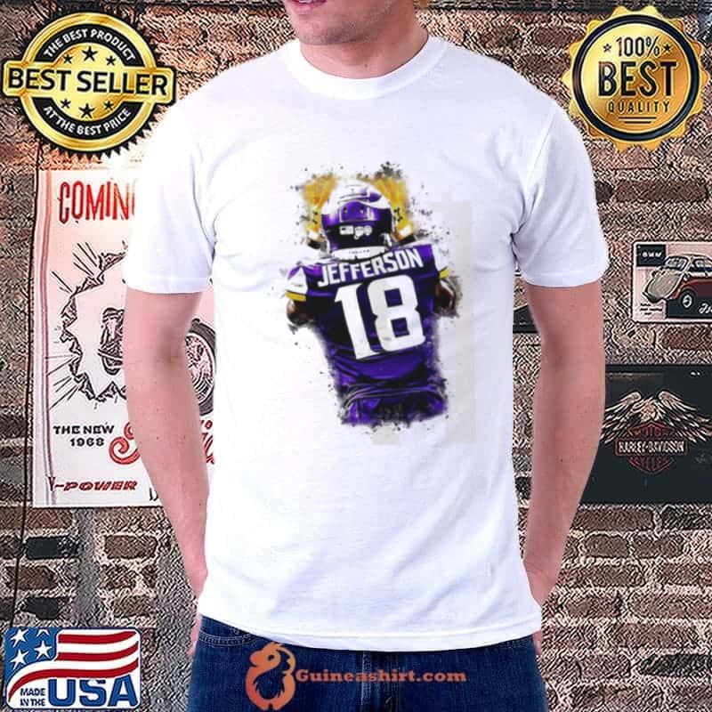 Minnesota Vikings football Justin Jefferson the Griddy behind the back funny shirt