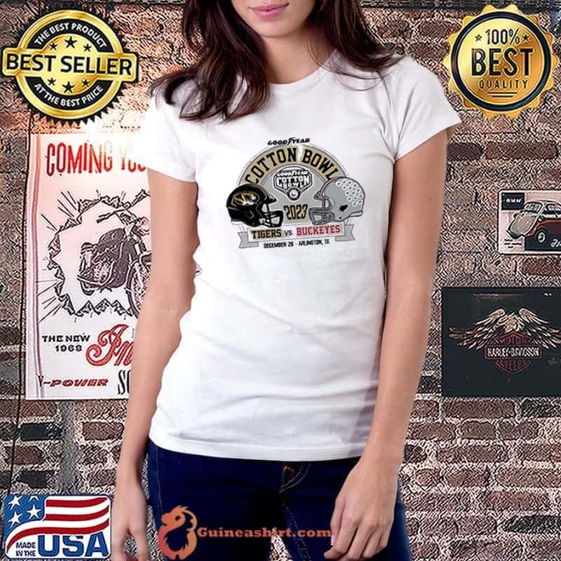Mizzou Tigers vs Ohio State Buckeyes Cotton Bowl Bound 2023 Shirt