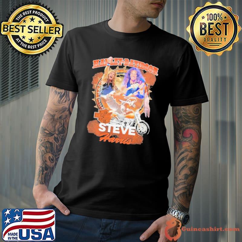 Motor Harley Davidson Clothes Steve Harris Signature Shirt