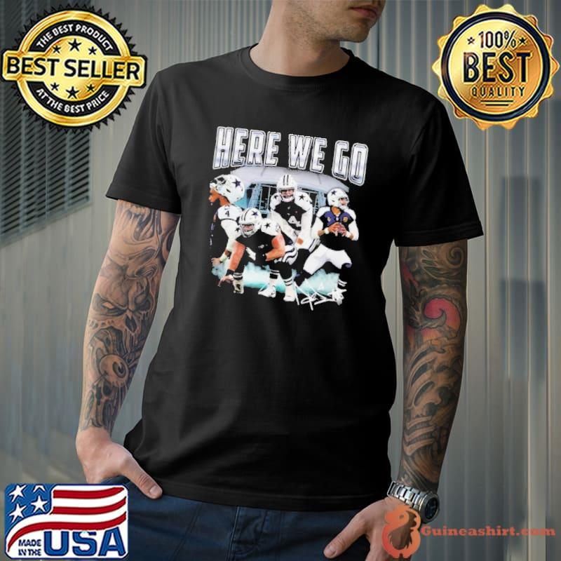 Must Have Here We Go Dallas Cowboys Signature Vintage Shirt