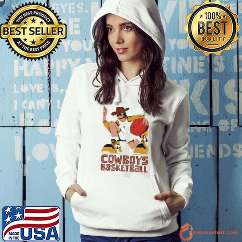 Nathan Walker Cowboys basketball player cartoon s Hoodie