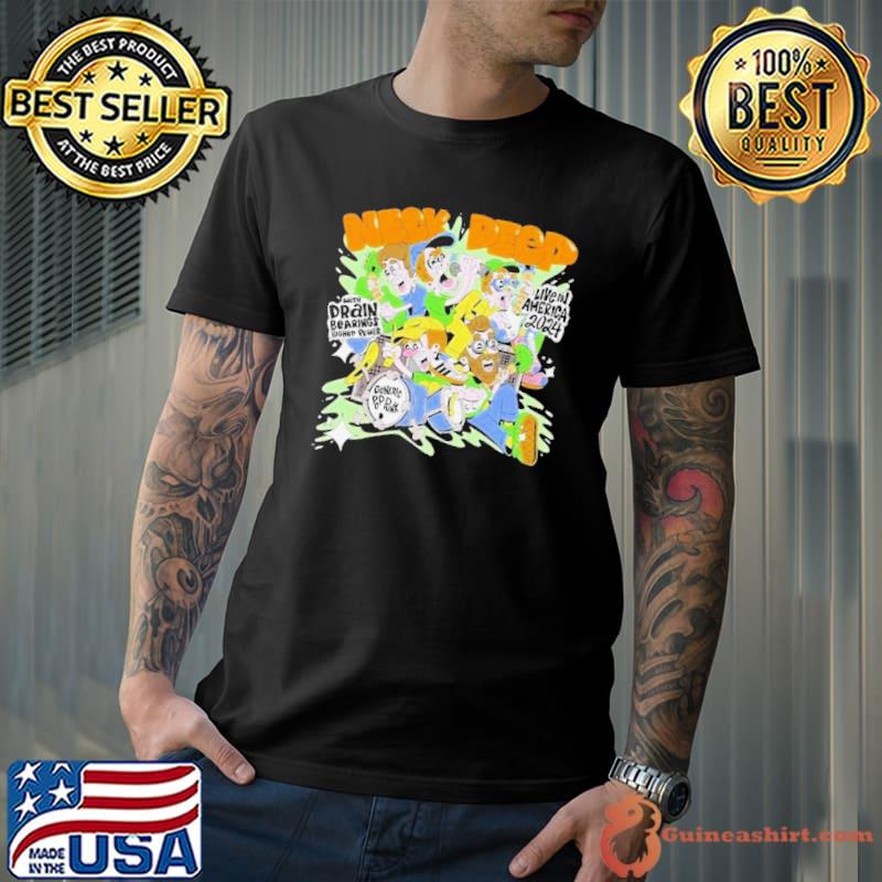 Neck Deep With Drain Bearings Higher Power 2024 Tour Shirt