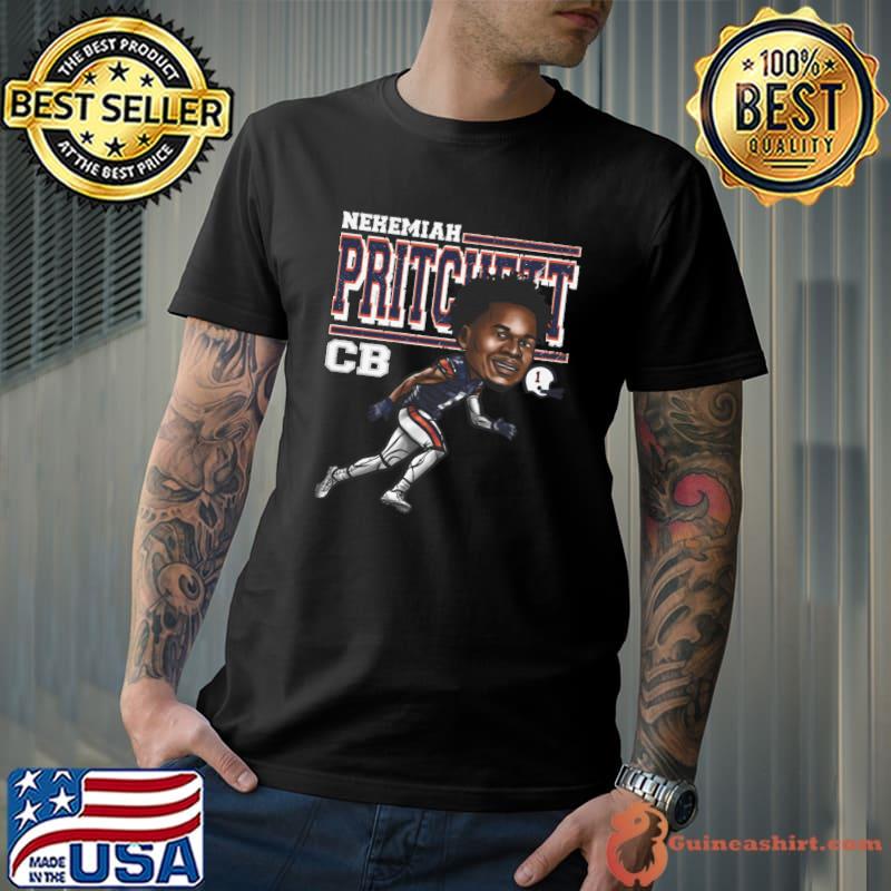 Nehemiah Pritchett American football cornerback for the Auburn Cartoon T-Shirt Unisex