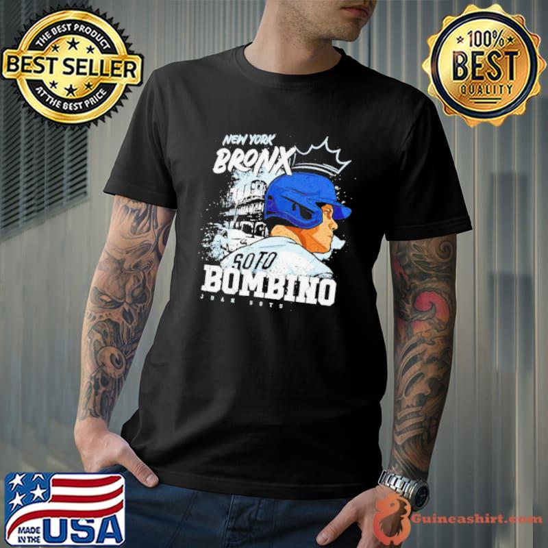 New York Bronx Juan Soto Bambino cartoon shirt