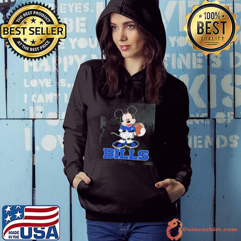 NFL Football Buffalo Bills Cheerful Mickey Mouse Shirt Hoodie