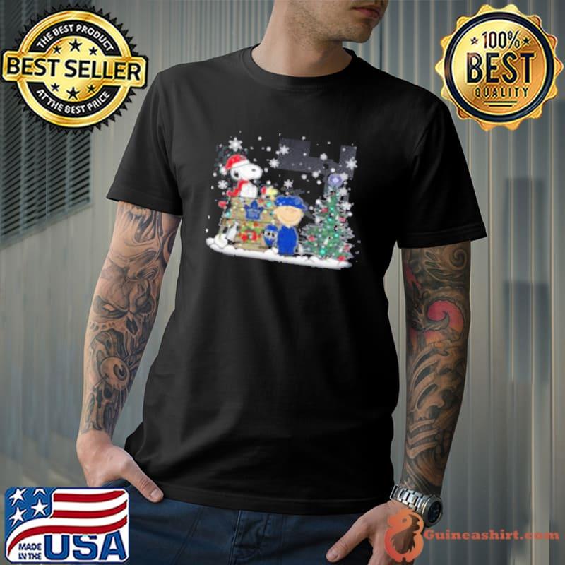 NHL Toronto Maple Leafs Snoopy Charlie Brown Woodstock Christmas Stanley Cup Hockey Shirt Unisex