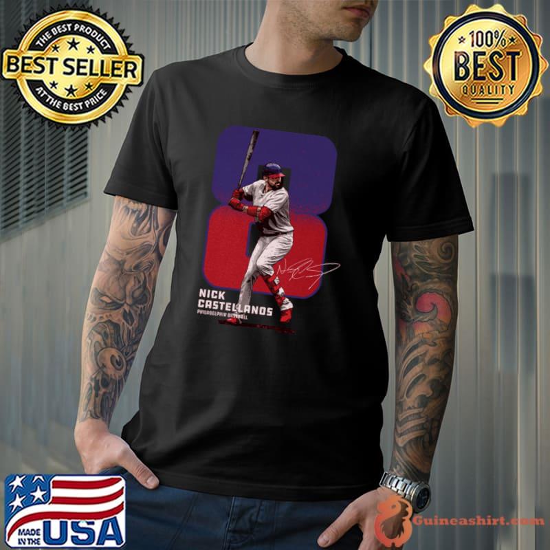 Nick Castellanos Philadelphia Signature American professional baseball right fielder T-Shirt Unisex