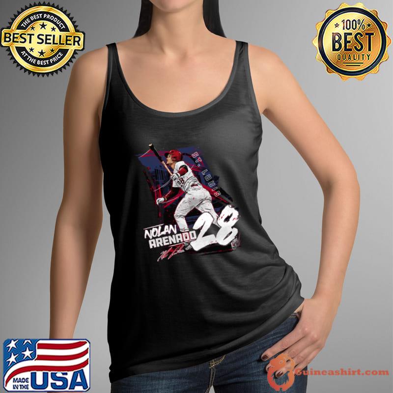 Nolan Arenado Signature American professional baseball third baseman St. Louis State T-Shirt