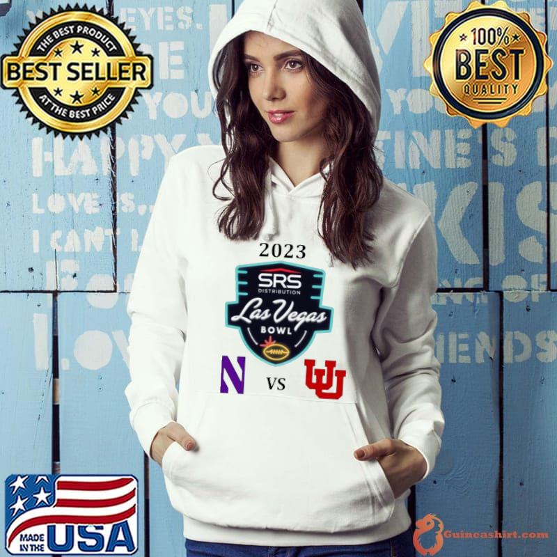 Northwestern Wildcats Vs Utah Utes Football 2023 SRS Distribution Las Vegas Bowl Shirt