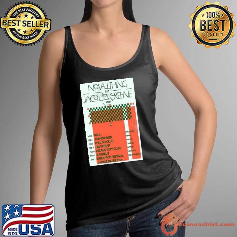 Nosaj thing b2b jacques greene tour 2024 poster Shirt Tank Top