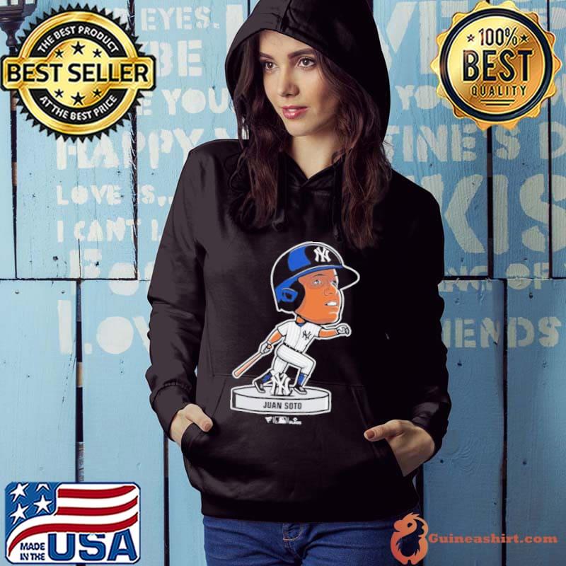 Official juan Soto New York Yankees Navy Bobblehead Shirt Hoodie