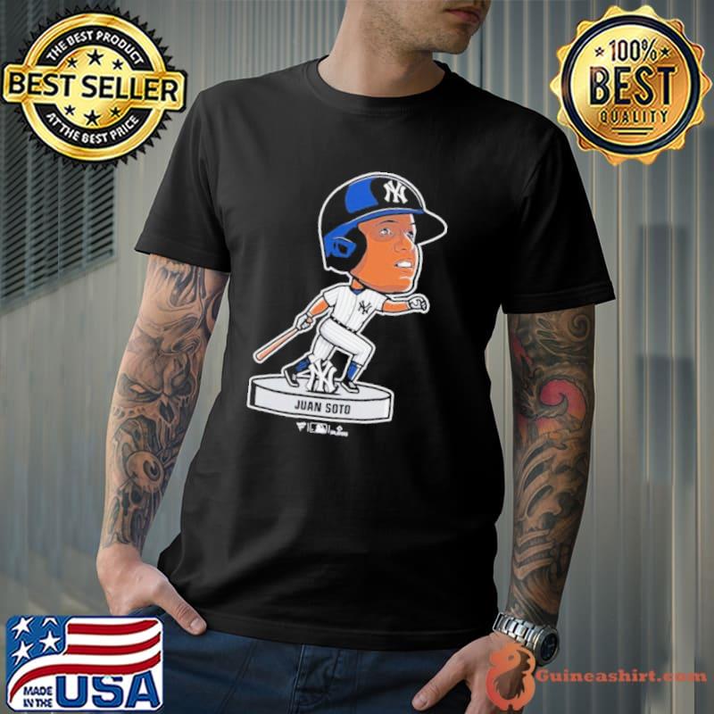 Official juan Soto New York Yankees Navy Bobblehead Shirt
