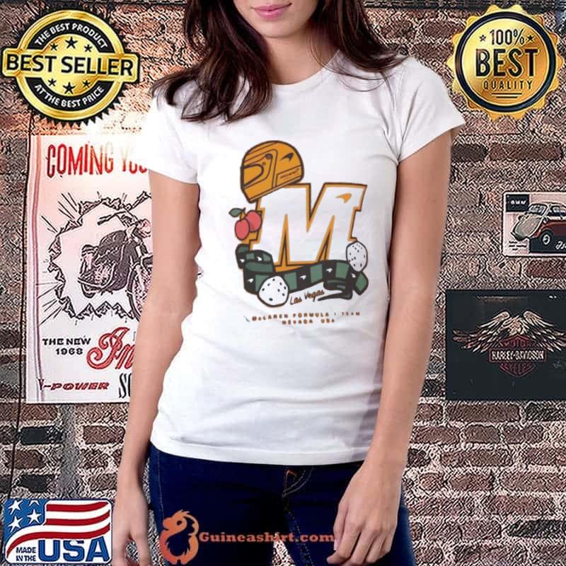 Official McLaren F1 Team Castore Unisex 2023 Las Vegas Grand Prix Shirt