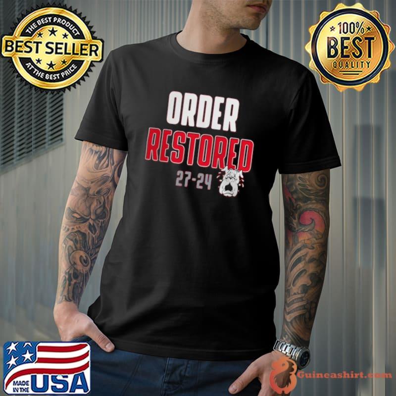 Order Restored 27 24 Alabama Vs Georgia It’s How We Roll s Unisex