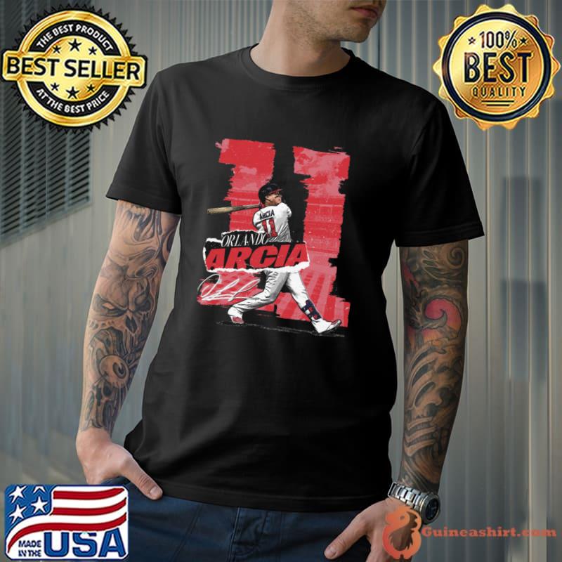 Orlando Arcia Venezuelan professional baseball shortstop for the Atlanta Braves Signature T-Shirt Unisex