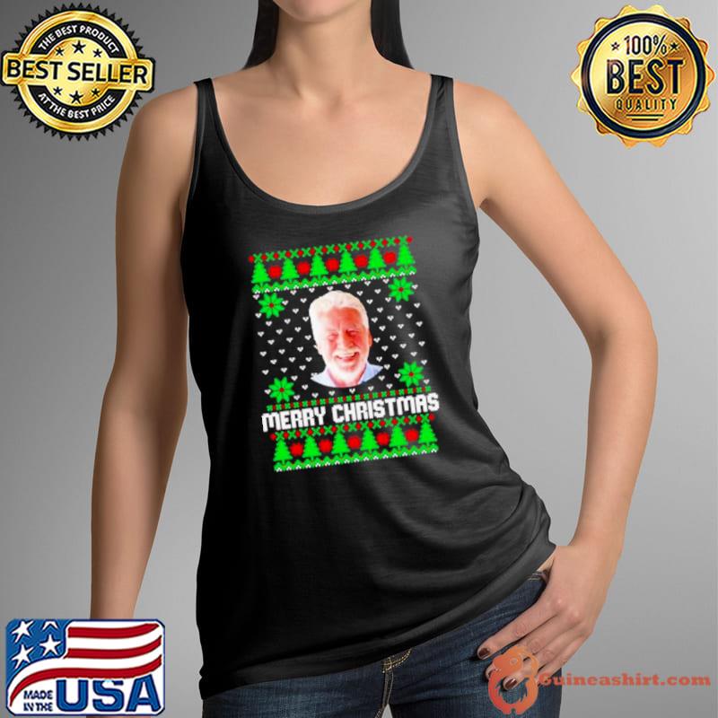 Personalized Family Photo Face Christmas Shirt Tank Top
