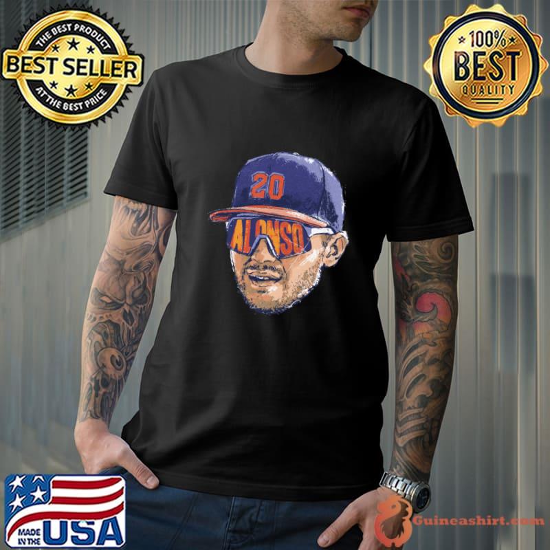 Pete Alonso professional baseball first baseman for the New York Mets Sunglasses T-Shirt Unisex