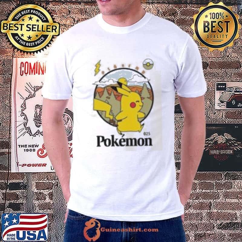 Pokemon Pikachu Camp Badge Shirt
