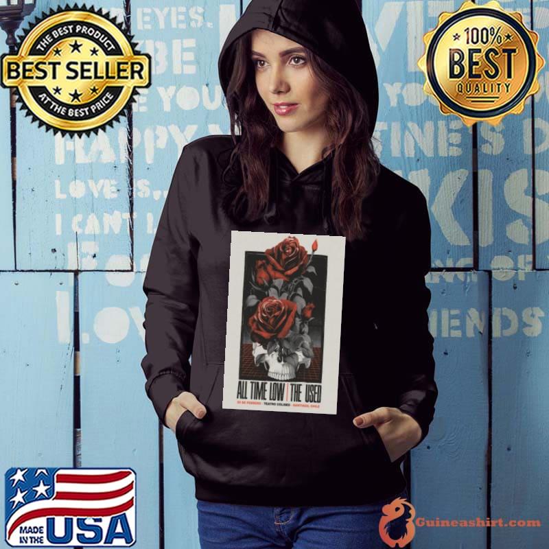 Poster All Time Low The Used 29 De Febrero Teatro Coliseo Santiago Chile shirt
