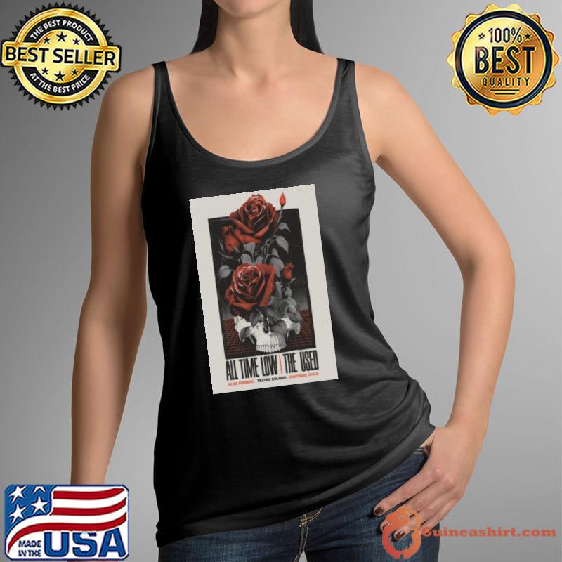 Poster All Time Low The Used 29 De Febrero Teatro Coliseo Santiago Chile s Tank Top