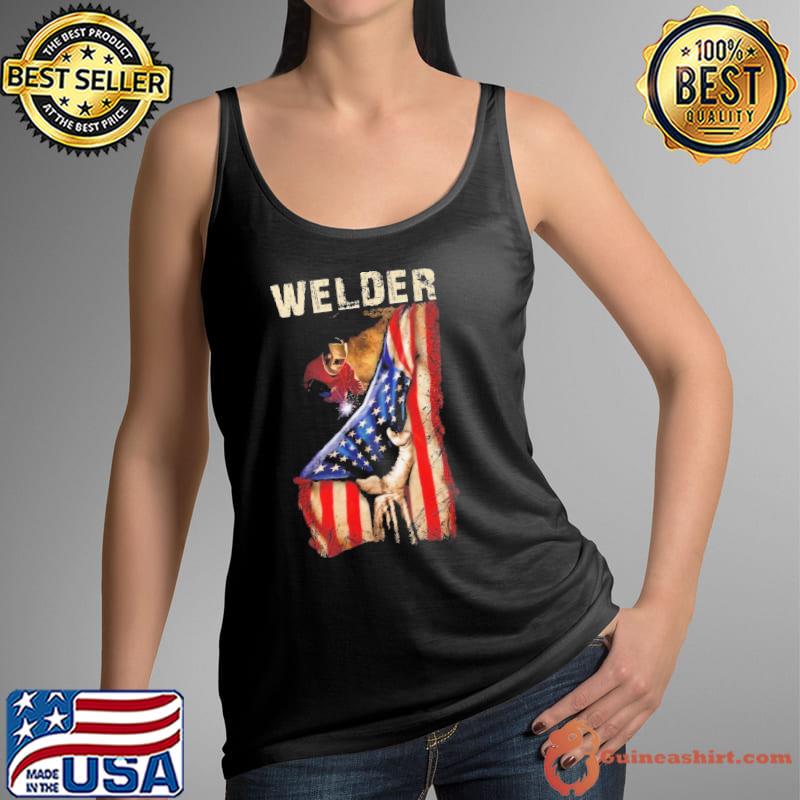 Proud Welder American Flag shirt