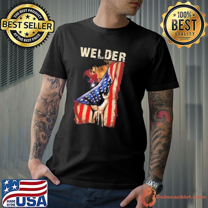 Proud Welder American Flag s Unisex