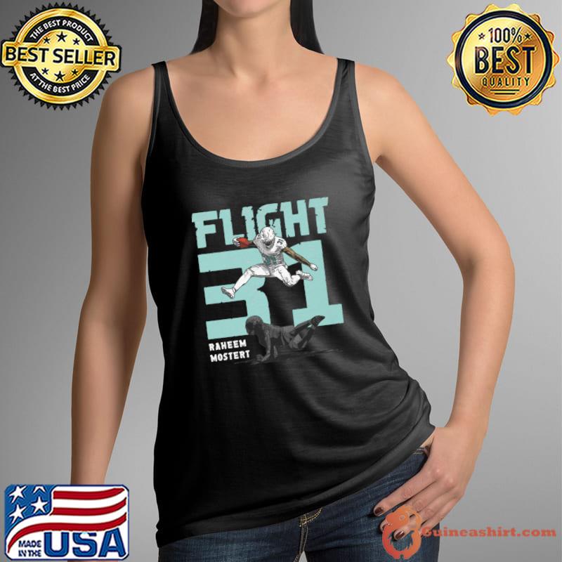 Raheem Mostert running back for the Miami Dolphins Flight 31 T-Shirt