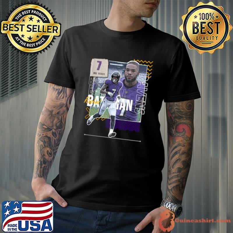 Rashod Bateman American football wide receiver for the Baltimore Ravens T-Shirt Unisex